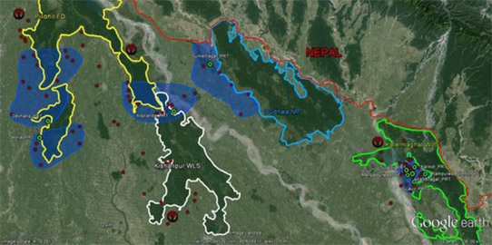 Terai Tiger Project - Weather Map